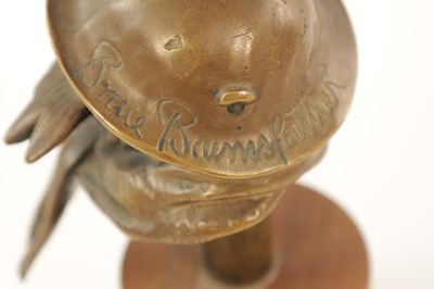 Lot 68 - A BRONZE OLD BILL CAR MASCOT BY BRUCVE BAIRNSFATHER