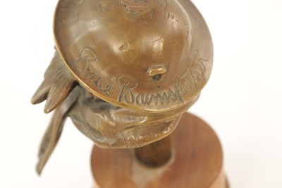 Lot 68 - A BRONZE OLD BILL CAR MASCOT BY BRUCVE BAIRNSFATHER