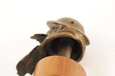 Lot 68 - A BRONZE OLD BILL CAR MASCOT BY BRUCVE BAIRNSFATHER