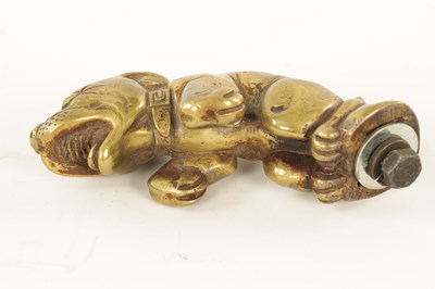 Lot 75 - A BRONZE ‘BONZO’ DOG CAR MASCOT