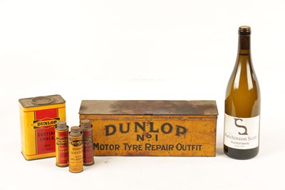 Lot 19 - A COLLECTION OF VINTAGE DUNLOP TYRE REPAIR ACCESSORIES