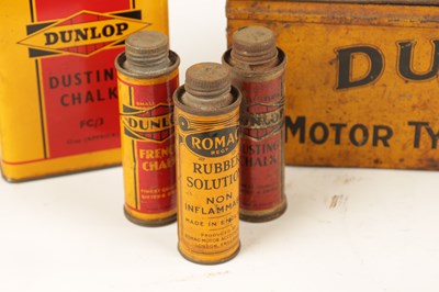 Lot 19 - A COLLECTION OF VINTAGE DUNLOP TYRE REPAIR ACCESSORIES