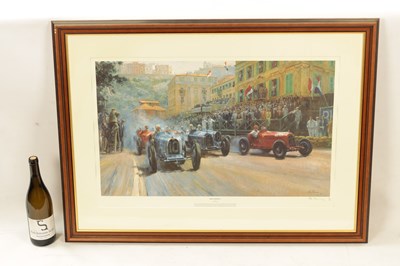 Lot 99 - ‘RED AND BLUE’ SIGNED LIMITED EDITION PRINT AFTER ALAN FEARNLEY