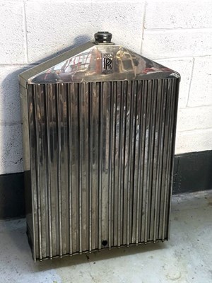 Lot 31 - A VINTAGE ROLLS ROYCE RADIATOR AND GRILL
