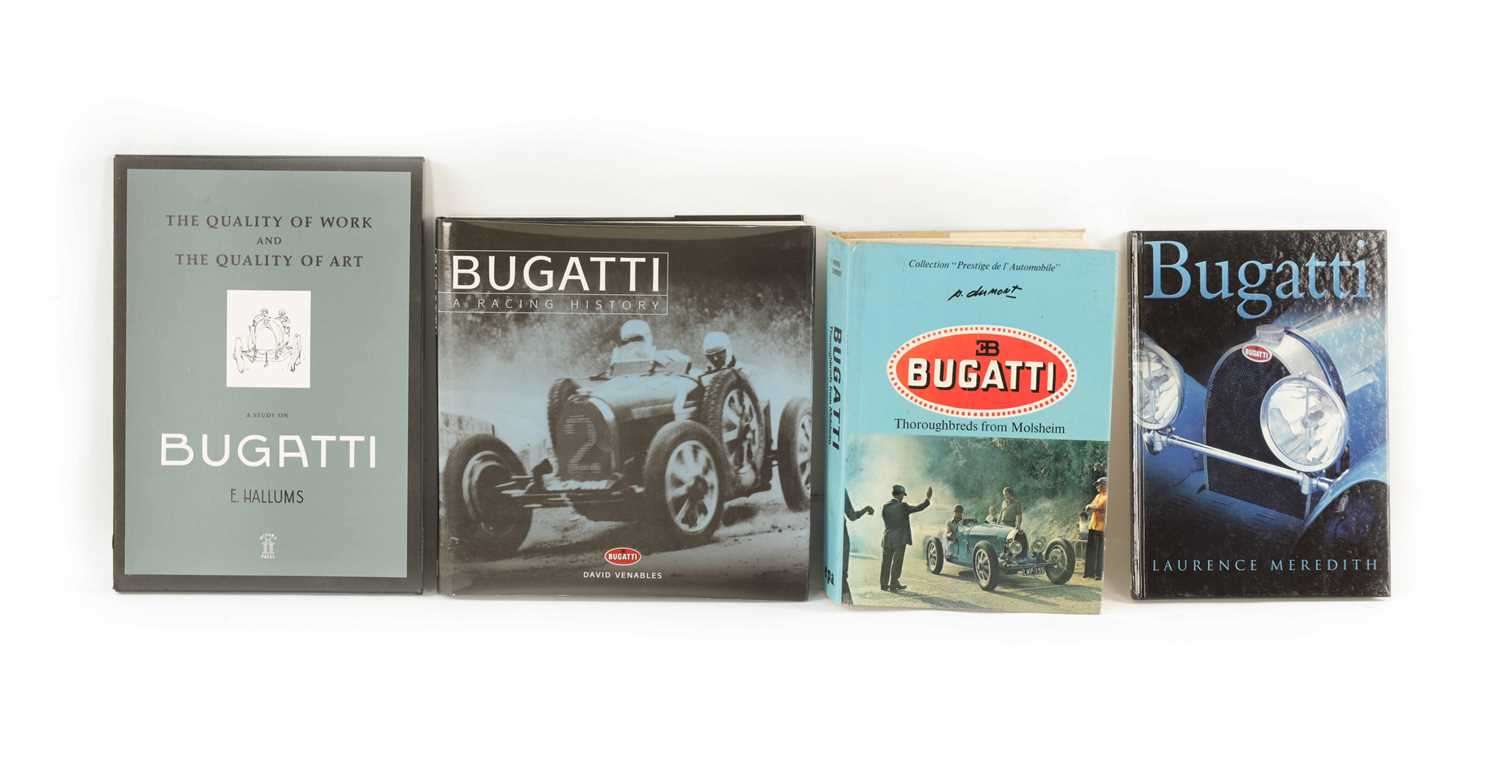 Lot 45 - A COLLECTION OF FOUR BUGATTI BOOKS