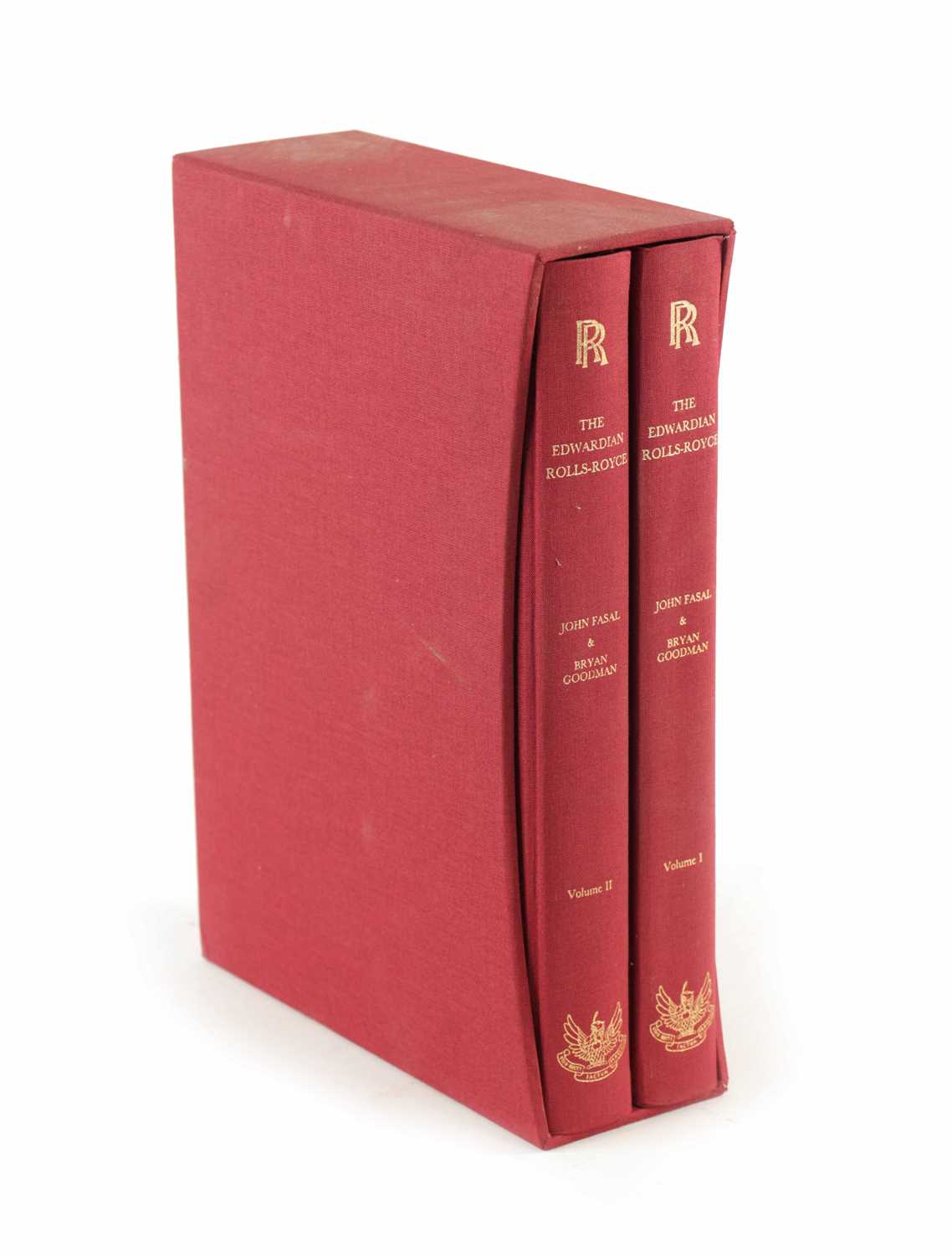 Lot 55 - THE EDWARDIAN ROLLS-ROYCE. A PAIR OF HARDBACK BOOKS BY JOHN FASIL & BRYAN GOODMAN