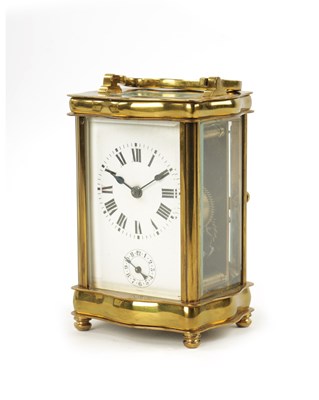 Lot 237 - TIMEPIECE ALARM CARRIAGE CLOCK