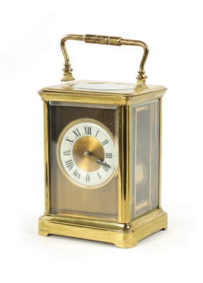 Lot 251 - STRIKING CARRIAGE CLOCK