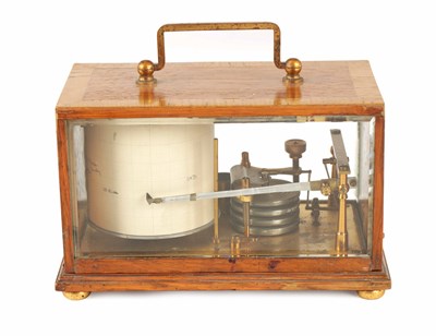 Lot 1142 - AN EARLY 20TH CENTURY MINIATURE BAROGRAPH