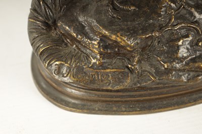 Lot 502 - JULES MOIGNIEZ (1835-1894) A LATE 19TH CENTURY BRONZE SCULPTURE OF A PARTRIDGE