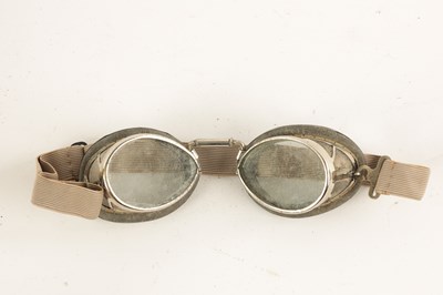 Lot 84 - A PAIR OF E.B.MEYROWITZ DRIVING GOGGLES