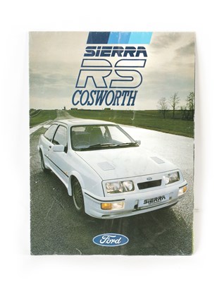 Lot 51 - AN ORIGINAL FORD SIERRA RS COSWORTH VEHICLE SALES BROCHURE