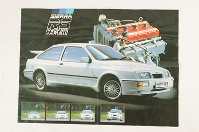 Lot 51 - AN ORIGINAL FORD SIERRA RS COSWORTH VEHICLE SALES BROCHURE