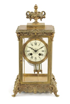 Lot 234 - FOUR GLASS CLOCK