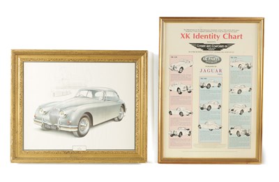 Lot 95 - TWO VINTAGE JAGUAR PRINTS