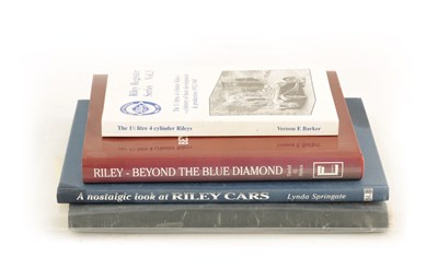 Lot 50 - A COLLECTION OF VARIOUS RILEY BOOKS AND WORKSHOP MANUAL