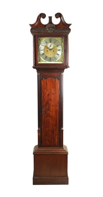 Lot 255 - FREDERICK MAY, DUBLIN. A GEORGE III MAHOGANY EIGHT DAY LONGCASE CLOCK