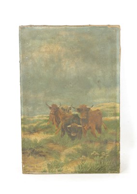 Lot 217 - A LATE 19TH CENTURY OIL ON CANVAS