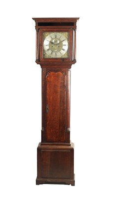 Lot 230 - HENRY FISHER, PRESTON. A GEORGE III OAK EIGHT DAY LONGCASE CLOCK