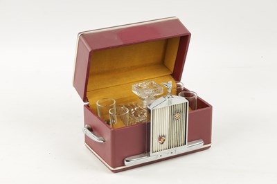 Lot 7 - A LATE 20TH CENTURY ROLLS ROYCE LIQIOUR DECANTER SET