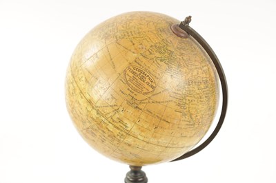 Lot 140 - AN EARLY 20TH CENTURY 6” TERRESTRIAL GLOBE ON STAND