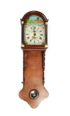 Lot 245 - AN 18TH CENTURY DUTCH WALL CLOCK