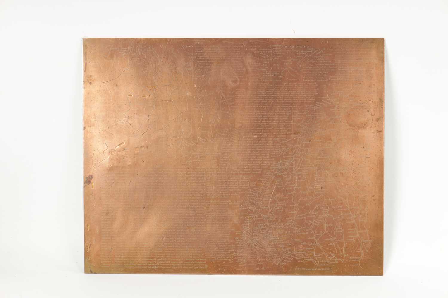 Lot 170 A 20TH CENTURY COPPER PRINTING BLOCK FOR