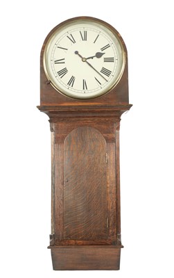 Lot 798 - A LARGE EARLY 19TH CENTURY 20" DIAL REGULATOR WALL CLOCK