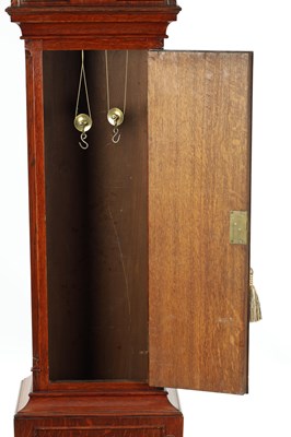 Lot 719 - GOLDSMITHS & SILVERSMITHS CO. REGENT ST. LONDON. A LATE 19TH CENTURY REGENCY STYLE LONGCASE CLOCK OF SMALL PROPORTIONS