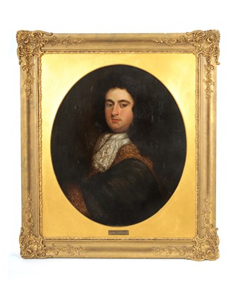 Lot 552 - AFTER KNELLER AN OVAL 17TH/18TH CENTURY OIL ON CANVAS
