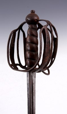 Lot 337 - A 17th CENTURY SCOTTISH BASKET HILTED...