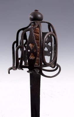 Lot 339 - A 17th CENTURY SCOTTISH BASKET HILTED...