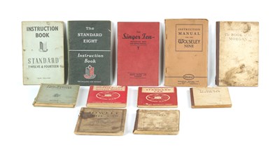 Lot 43 - A COLLECTION OF 12 WORKSHOP MANUALS OF VARYING MANUFACTURERS