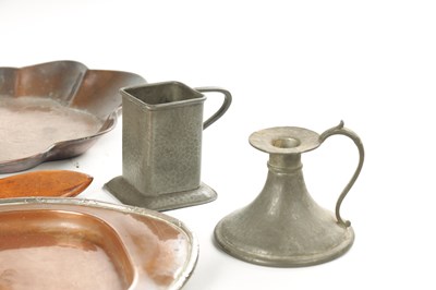 Lot 151 - A COLLECTION OF VARIOUS PLANISHED PEWTER WARES