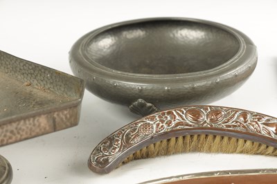 Lot 151 - A COLLECTION OF VARIOUS PLANISHED PEWTER WARES