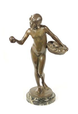 Lot 444 - JEAN VERSCHNEIDER (1872 - 1943). A FINE LARGE 19TH CENTURY FRENCH BRONZE FIGURAL SCULPTURE