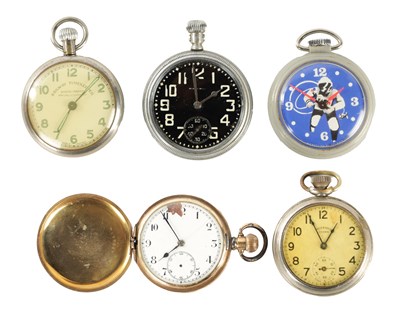 Lot 288 - A COLLECTION OF FIVE POCKET WATCHES