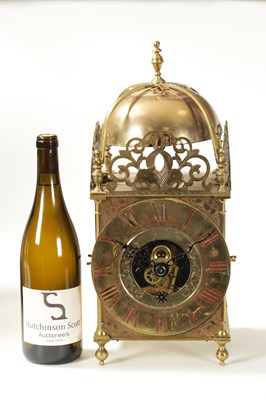 Lot 1317 - EUREKA CLOCK CO. LONDON. AN EARLY 20TH CENTURY LANTERN STYLE ELECTRIC MANTLE CLOCK
