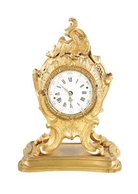 Lot 186 - AN EARLY 19TH CENTURY FRENCH ORMOLU MANTEL CLOCK