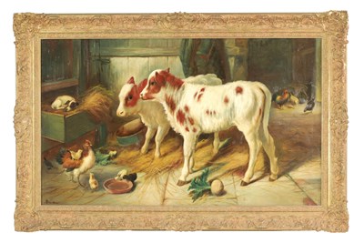 Lot 569 - BECKER 19TH CENTURY OIL ON RELINED CANVAS