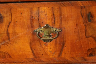 Lot 1488 - AN EARLY 18TH CENTURY WALNUT CHEST ON STAND