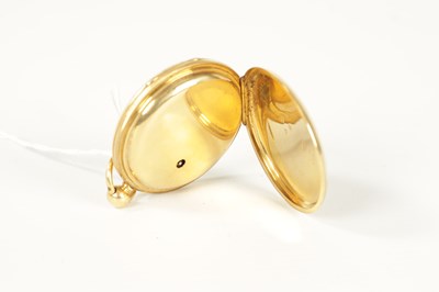 Lot 257 - J. WALTER MARSHALL, GEORGE ST. EDINBURGH. A SCOTTISH 18CT GOLD OPEN FACE POCKET WATCH