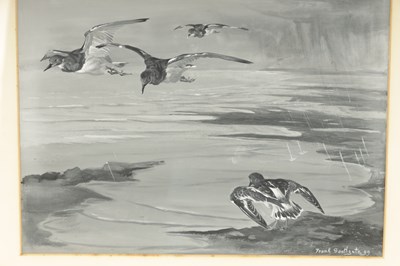 Lot 577 - FRANK SOUTHGATE (1872-1916). A LATE 19TH CENTURY GOUACHE “TURNSTONES”