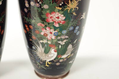 Lot 71 - A PAIR OF JAPANESE MEIJI PERIOD VASES