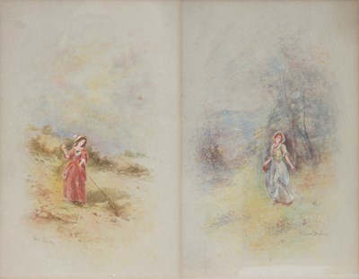 Lot 380 - JOHN STINTON 1854-1956 A PAIR OF WATERCOLOURS...