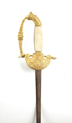 Lot 324 - A LATE 19TH CENTURY FRENCH SENIOR COMMISSIONER OF WAR SWORD