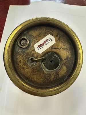 Lot 425 - A HAILWOOD & ACKROYD BRASS AND STEEL MINER'S LAMP NO 471