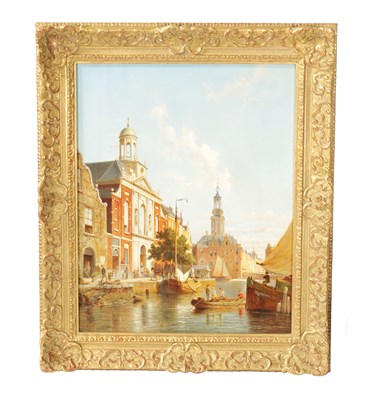 Lot 587 - PIETER CORNELIS DOMMERSEN (1834-1908) OIL ON PANEL