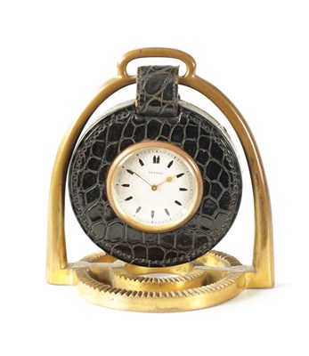 Lot 695 - HERMES, PARIS. A 20TH CENTURY ART DECO DESK CLOCK