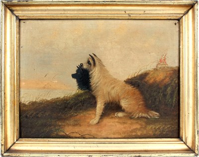 Lot 396 - W. WARREN A 19th CENTURY OIL ON CANVAS TWO...